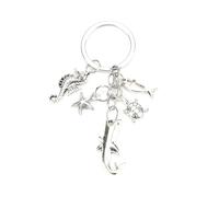 Porte-Clés élégant En Alliage, Couple De Poissons Et D'hippocampes, Cadeau Pour Femmes Et Copines, Idéal Comme Cadeau D'anniversaire Ou Petit Cadeau, Cadeau D'anniversaire Pour Femme