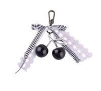 Porte-clés élégant en forme de cerise pour sac à dos de femme pour un usage quotidien, Q1851 2