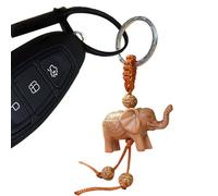 Porte-clés éléphant, pendentif porte-clés sculpté en trois dimensions - Breloque de sac, décoration de sac à dos fantaisie pour garçons et filles