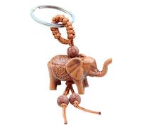 Porte-clés Éléphant Porte Bonheur, Porte-clés En Résine, Pendentifs Clés Sculptés En Trois Dimensions, Nouveauté Décoration Bonbable Chanceuse Pour Sac À Main, Accessoire De Sac À Dos