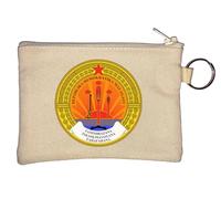 Porte-Clés Emblème de la République Démocratique de Madagascar Beige