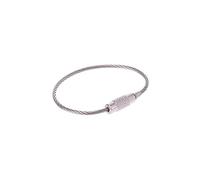 Porte-clés en acier inoxydable pour porte-clé - Boucle de porte-clés - Boucle métallique - Ro Schlüsselanhänger Katze Metall Foto Acryl Schutzengel Schutzengel Auto