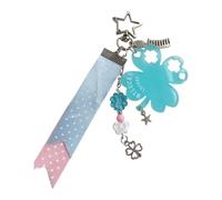Porte-clés en acrylique à de dentelle, trèfle à quatre feuilles, fait à la main, breloque, accessoires