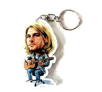 Porte-clés en acrylique caricature Music Legends - Kurt Cobain - Nirvana