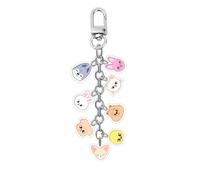 Porte-Clés en Acrylique Stray Kids | Pendentif Double Face Kpop Fan Design | Décoration Créative pour Sac à Dos & Cadeau Sac à Surprises