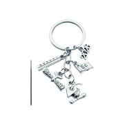 Porte-clés en alliage à la forme de chapeau de médecin, règle calculatrice vintage 2026, accessoire de décoration de sac, petit cadeau de graduation à la mode simple