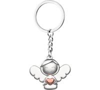 Porte-clés en alliage d'acier inoxydable, Cadeau Sentimental pour Maman, Ange/Empreinte de Main/Dame Élégante Porte-clés pour Clés, Sacs, Sacs à Dos