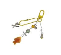 Porte-clés en alliage de résine Taiyaki Fish, accessoire de charme décoratif de Vintage du millénaire pour gadgets de téléphone portable, accessoire de téléphone de Styles doux