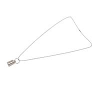 Porte-clés en Alliage de Titane, Petit Flacon de Poudre Portable et Hermétique avec Porte-clés et Pendentif pour Voyage, Pêche et Camping (1,4x1,8 cm / 0,55x0,71 pouce 2)