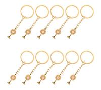 Porte-clés en Alliage de Zinc 10 Pièces Calice Or
