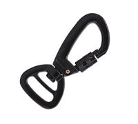 Porte-clés en alliage de zinc avec fermoir mousqueton, laisse pour chien, crochet à ressort en métal, crochet pivotant extérieur, mousqueton en alliage de zinc