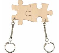 Porte-clés en Bois à décorer - Puzzle