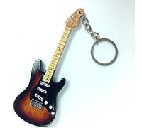 Porte-clés en bois en forme de la guitare Ritchie Blackmore de Deep Purple