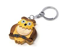 Porte-clés en bois - hibou