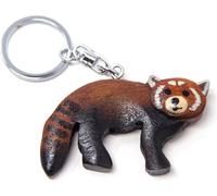 Porte-clés en bois - Panda rouge
