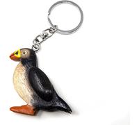 Porte-clés en bois - Puffin