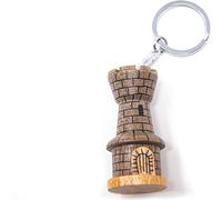 Porte-clés en bois - Tour ronde