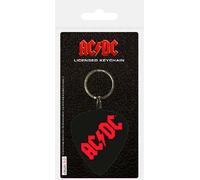 Porte-clés en caoutchouc AC/DC Plektron Logo