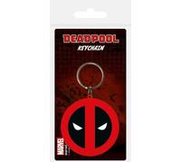 Porte-clés en caoutchouc, logo Deadpool