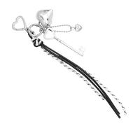 Porte-clés en corde de cuir tissé tendance - Pratique - Accessoire pour homme et femme, K4048, One Size