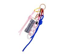 Porte-clés en corde de nylon tissé à la main - Accessoire élégant pour téléphone - Pendentif élégant pour sac - Tendance - Pour femme - Sangle essentielle de voyage