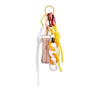 Porte-clés en corde de nylon tissé à la main - Accessoire élégant pour téléphone - Pendentif élégant pour sac - Tendance - Pour femme - Sangle essentielle de voyage
