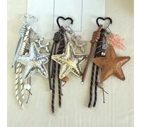 Porte-clés en corde de Y2k, pendentif de sac en forme d'étoile de mer mignon et créatif en 3D, bague de téléphone portable anti-perte, pendentif d'été en forme d'étoile de mer, pendentif de sac en cor