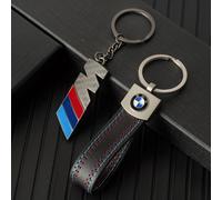 Porte-clés en cuir de luxe avec emblème de voiture pour BMW M M3 M5 Performance E36 E39 E46 E53 E90 E60 E61 E93 X3 X1 Accessoires