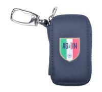 Porte-clés en cuir Enzo Castellano Produit officiel SSC Napoli 124020