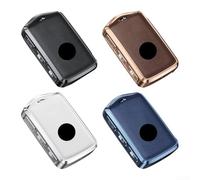 Porte-Clés en Cuir et Aluminium pour XC60 S90 V90 Exceptional Fit and Protection (Bleu)