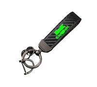 Porte-clés En Cuir Et Fibre De Carbone Pour Moto, Boucle Fer À Cheval, Pour K&AWAS&AKI ER-5, ER-5N, ER5N(J)