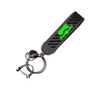 Porte-clés En Cuir Et Fibre De Carbone Pour Moto, Boucle Fer À Cheval, Pour K&AWAS&AKI ER-5, ER-5N, ER5N(E)