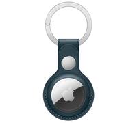 Coque Airtag Leather Key Ring AirTag Baltic Blue Apple Bleu