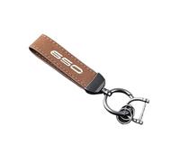 Porte-clés En Cuir Suédé Pour K&AWAS&AKI Z650 (2017-2025)(Style C)