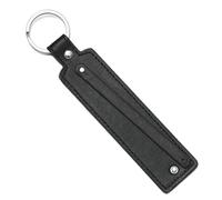 Porte-clés en cuir synthétique, 1 pièce, cadeau d'affaires, porte-clés for hommes et femmes, sangle de clé voiture, portefeuille taille Pour Clés(Black)