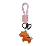 Porte-clés en cuir synthétique avec pendentif cheval - Accessoire polyvalent pour homme et femme - Porte-clé porte-bonheur, AAA., BBB