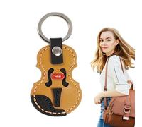 Porte-clés en cuir vintage - Kit multi-usage pour création de porte-clés pour violon, porte-clés pour sac à main tendance | porte-clés avec pendentif décoratif, cadeau parfait pour les amateurs de