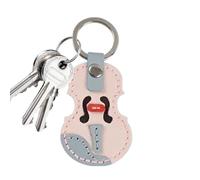 Porte-clés en cuir vintage - Kit multi-usage pour création de porte-clés pour violon, porte-clés pour sac à main tendance | porte-clés avec pendentif décoratif, cadeau parfait pour les amateurs de