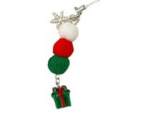 Porte-clés en forme d ' arbre de Noël sur le thème des vacances, sangle de téléphone créative, décoration de mobile de Noël pour décorer ses propres objets, breloque de téléphone en forme d ' arbre