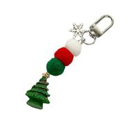 Porte-clés en forme d ' arbre de Noël sur le thème des vacances, sangle de téléphone créative, décoration de mobile de Noël pour décorer ses propres objets, breloque de téléphone en forme d ' arbre