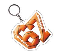 Porte-clés en forme de balle de sport, décoration de sac à dos 2D | Porte-clés en acrylique pour sac à main, sac à main, portefeuille, fête d'anniversaire, concours, récompenses, cadeaux de cadeaux