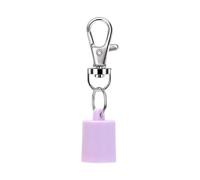 Porte-clés en forme de baume à lèvres - Design portable - Fixation facile aux clés - Accessoires pour femme - Cadeau pour les amateurs de beauté - Baume à lèvres
