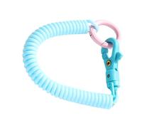 Porte-clés en forme de bobine de poignet, bracelet porte-clés en spirale | Porte-clés, porte-clés, sauna, gym, piscine, carte d'identité, sports de plein air, gel