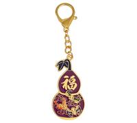 Porte-clés en forme de chauve-souris porte-bonheur Feng Shui 2025, Rouge, 13*3.4*6.9cm
