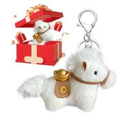 Porte-Clés En Forme De Cheval | 10 Cm Année Du Cheval Décoration - Animal En Peluche Breloque Pour Sac,pour Hommes Filles Petit Ami Amoureux Voyage Maison Fête Salle de Classe Travail Quotidien