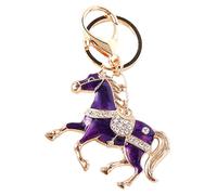 Porte-clés En Forme De Cheval | 2026 Cheval Brillant Décoration Chinoise | Porte-clés Animal Pour Sacs,pour Homme Femme Étudiant; Idéal pour Voyage École Bureau Fête Anniversaire et Nouvel An