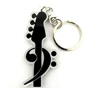 Porte-clés en forme de e Fa sur guitare basse
