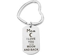 Porte-clés en Forme de Coeur de Pêche Porte-clés pour l'affection de la Famille P