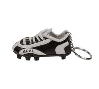Porte clés en forme de Crampon de Foot - Simili cuir - Noir