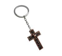 Porte-clés en forme de croix de rétro qui s ' ouvre pour de petits objets pour des cadeaux et un usage quotidien, fabriqué à partir d ' un porte-clés rétro ouvrable en alliage